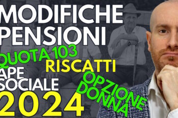 Modifiche pensioni 2024